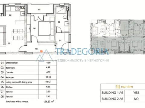 Prodaja, jednosoban stan, 54m², Risan, Kotor - image 17