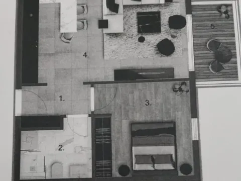 Sale, one bedroom apartment, 45m², Čeluga, Bar - image 11