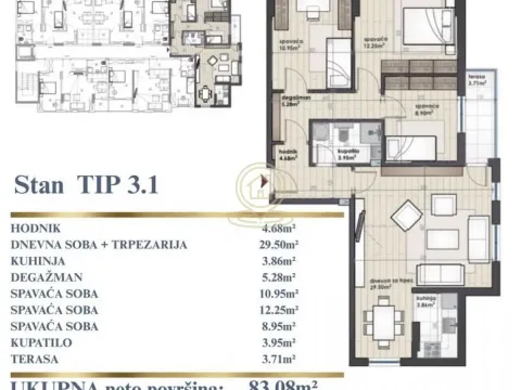 Prodaja, trosoban stan, 83m², Pantelej, Niš - image 4