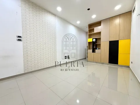 Empty room with a built-in wardrobe and ceramic tile flooring. - image 3