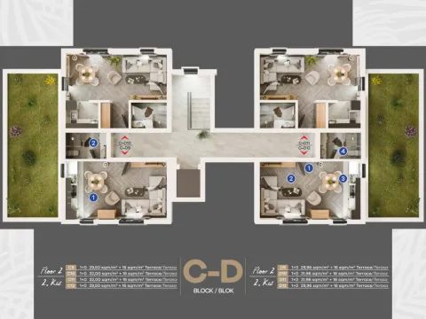 Sale, studio apartment, 48m², Radanovići, Kotor - image 3
