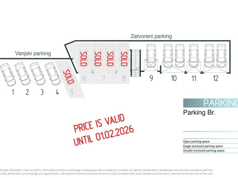 Sale, one bedroom apartment, 42m², Donja Lastva, Tivat - image 13
