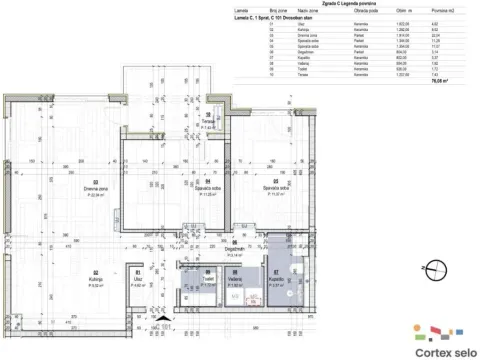 Prodaja, dvosoban stan, 75m², Zabjelo, Podgorica - image 3