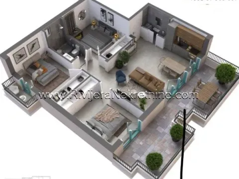 Prodaja, trosoban stan, 191m², Dobrota, Kotor - image 12