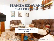 Rent, two bedroom apartment, 64m², Makedonsko naselje, Bar