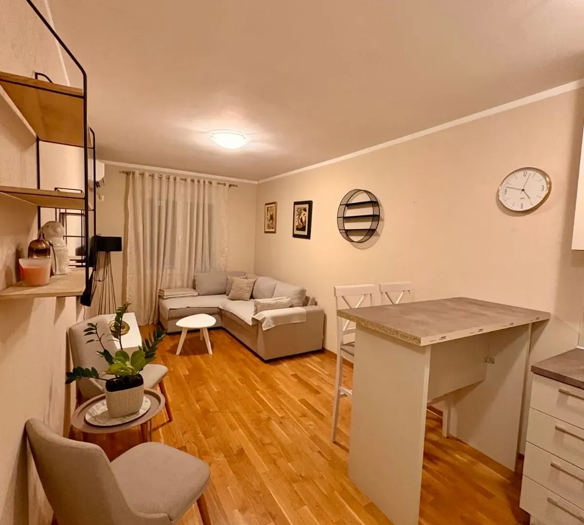 Rent, one bedroom apartment, 33m², Zabjelo, Podgorica