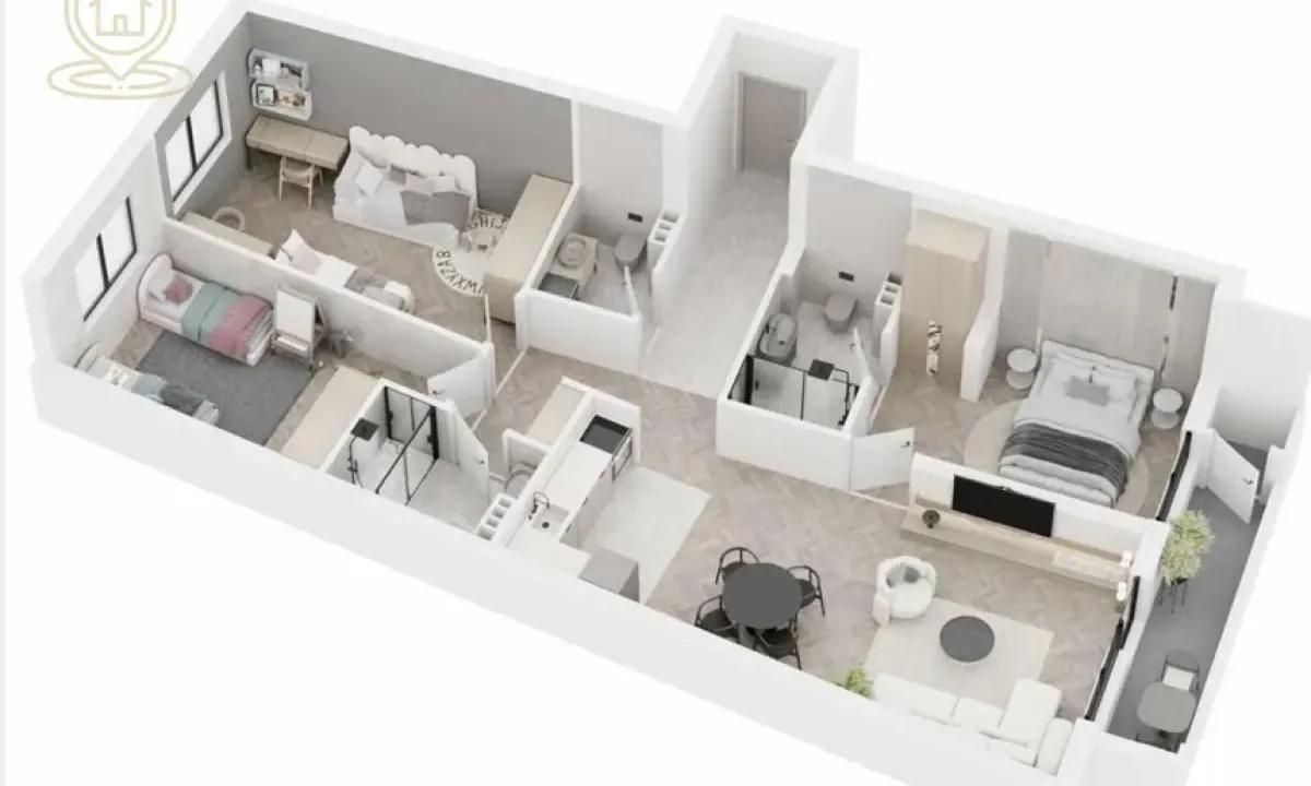 Sale, four bedroom apartment, 94m², Telep, Novi Sad Sve Podlokacije