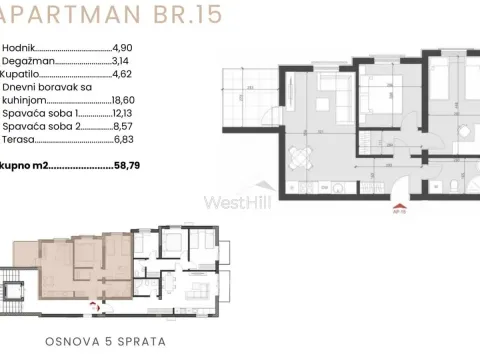 Sale, one bedroom apartment, 35m², Bečići, Budva - image 17