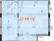 Sale, one bedroom apartment, 49m², Zabjelo, Podgorica - image 1