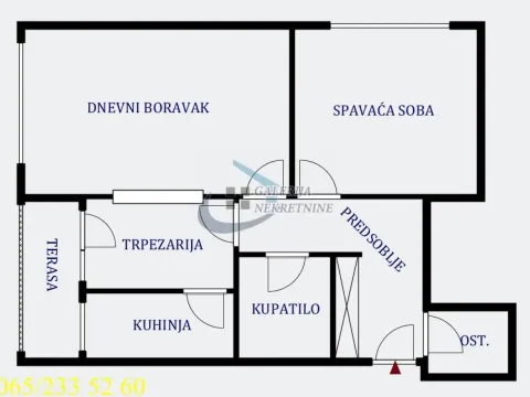 Sale, two bedroom apartment, 67m², Novi Beograd Blok 70, Novi Beograd Sve Podlokacije - image 5