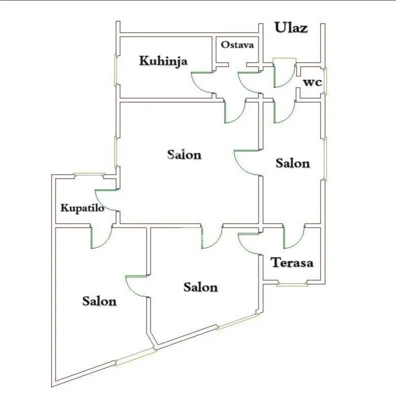 Prodaja, četvorosoban stan, 113m², Vračar Hram, Vračar Sve Podlokacije
