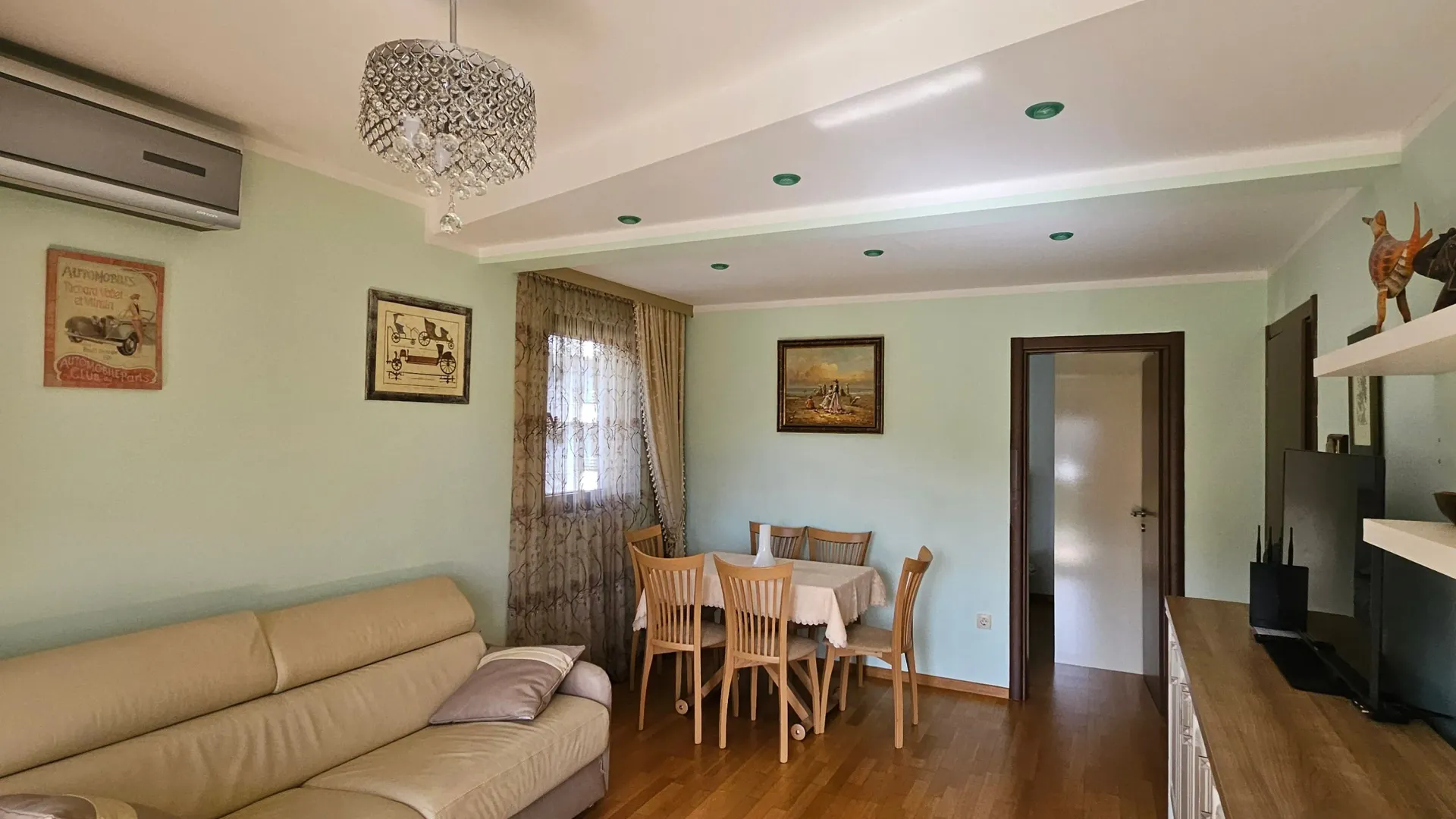 Rent, one bedroom apartment, 43m², Boreti, Budva