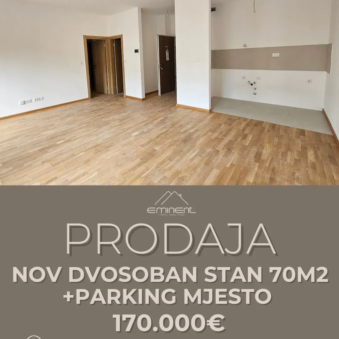 Prodaja, dvosoban stan, 70m², Zabjelo, Podgorica