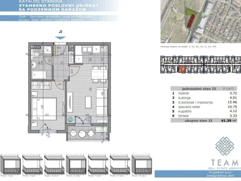 Prodaja, jednosoban stan, 41m², Stari Aerodrom, Podgorica - image 2