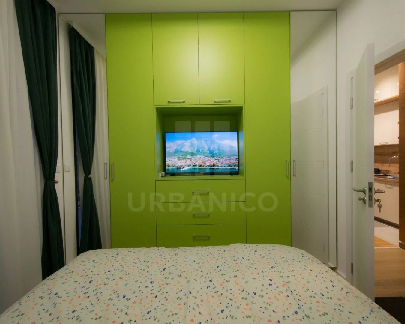 Rent, one bedroom apartment, 42m², Tološi, Podgorica