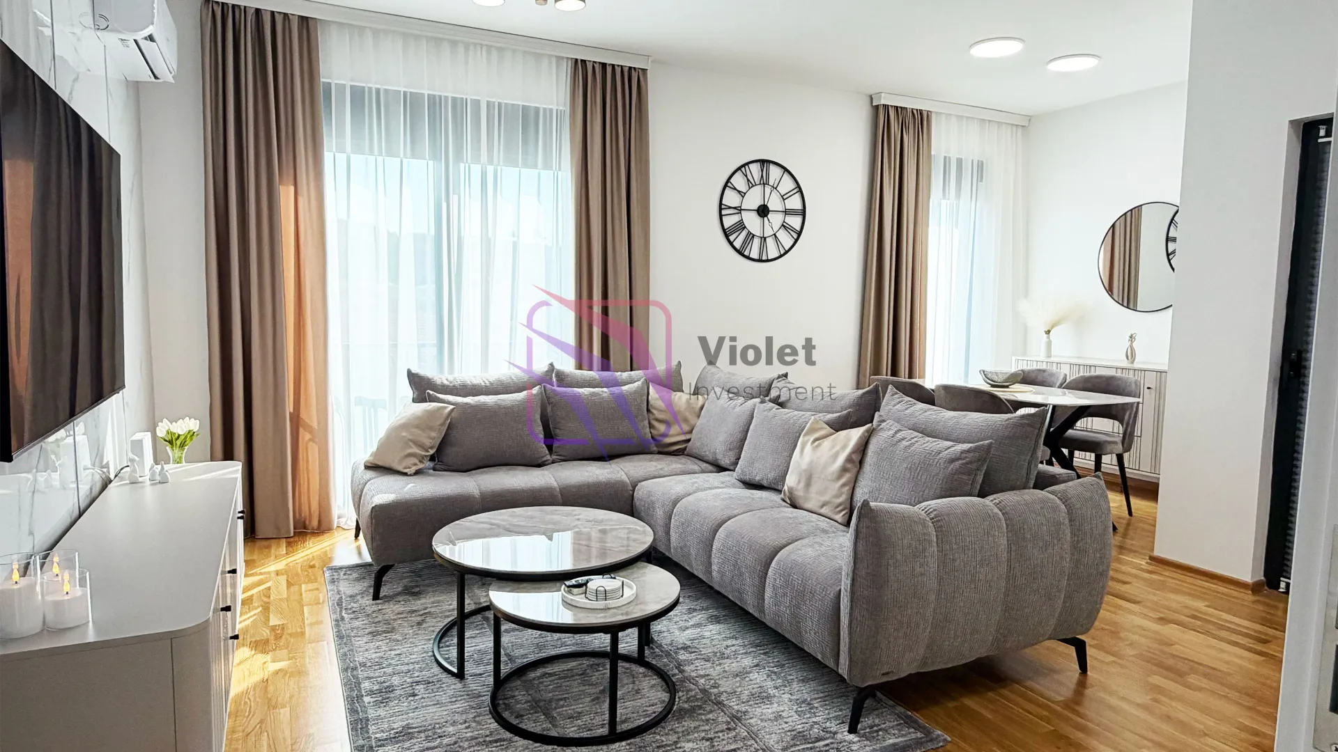 Rent, two bedroom apartment, 68m², Zabjelo, Podgorica