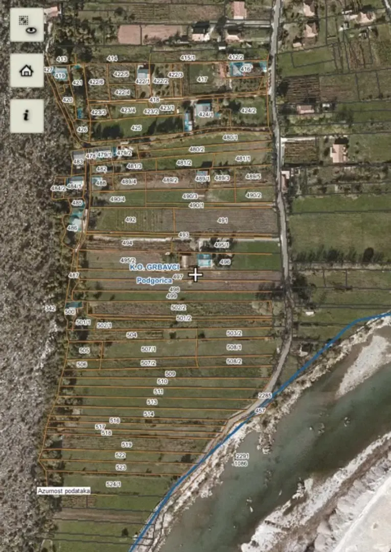 Prodaja, plac, 1675m², Farmaci, Podgorica