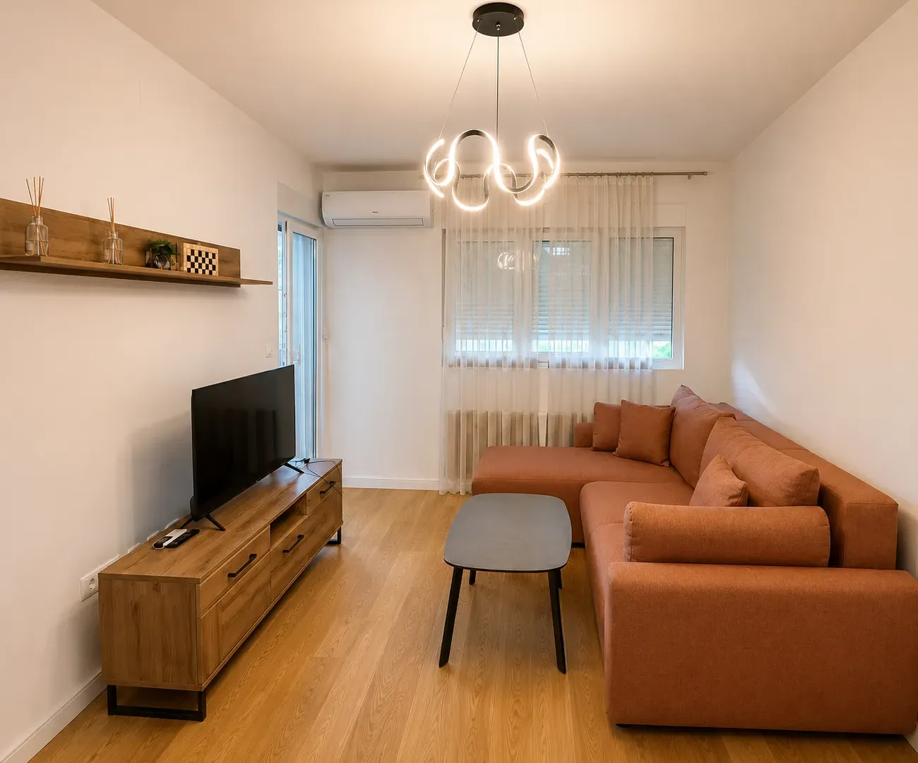 Rent, one bedroom apartment, 47m², Central Point, Podgorica