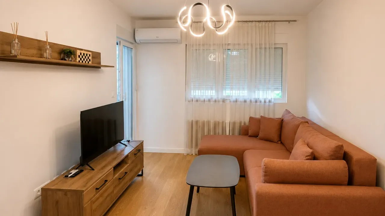 Rent, one bedroom apartment, 47m², Central Point, Podgorica