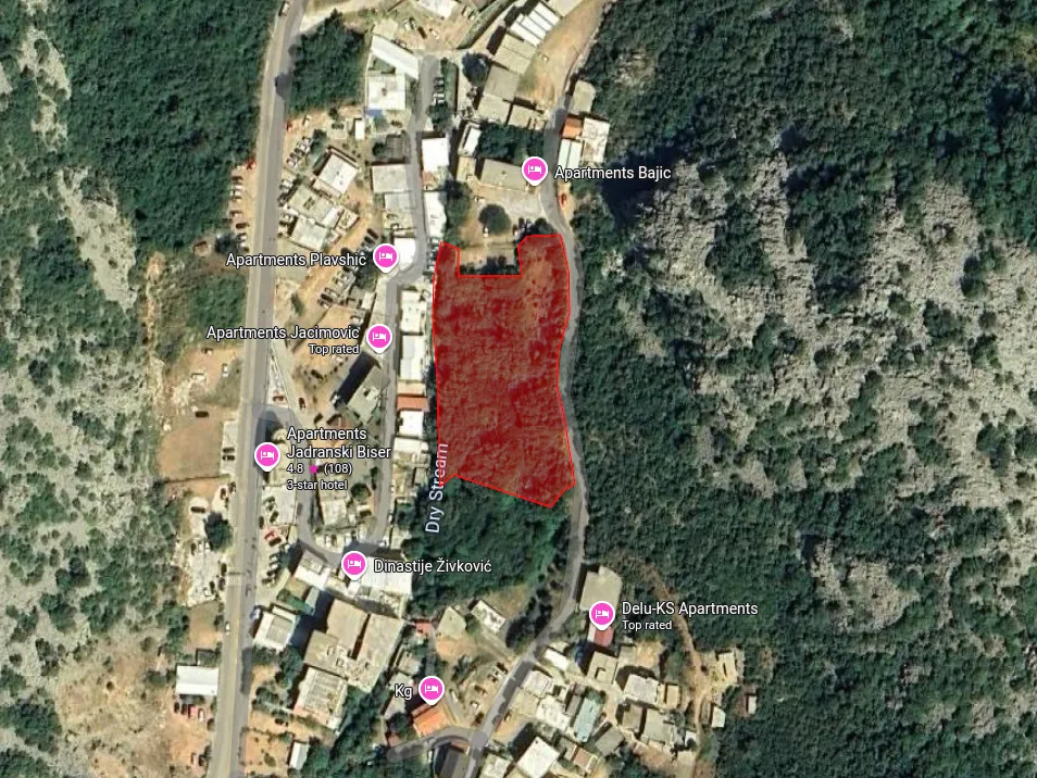 Prodaja, plac, 3902m², Čanj, Bar