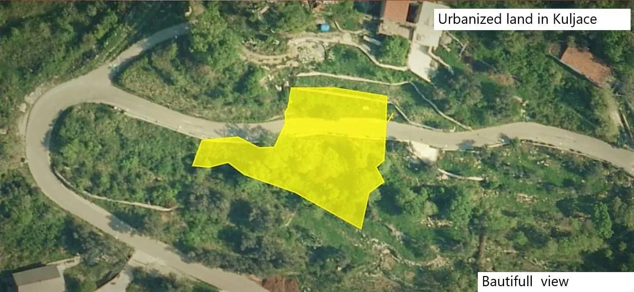 Prodaja, plac, 1021m², Kuljače, Budva