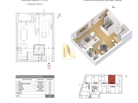 Prodaja, četvorosoban stan, 78m², Petrovaradin, Novi Sad - image 3