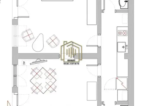 Rent, office space, 57m², Centar, Kotor - image 8
