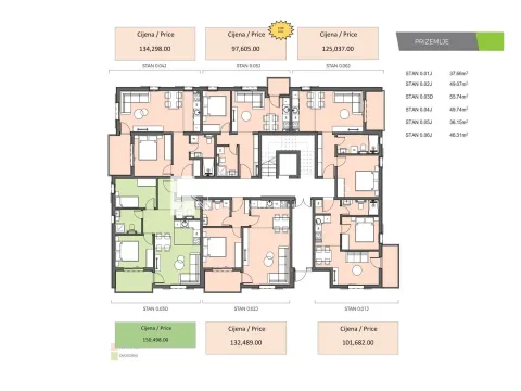 Prodaja, dvosoban stan, 55m², Bijela, Herceg Novi - image 7