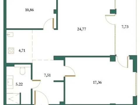 Prodaja, dvosoban stan, 78m², Centar, Kolašin - image 4