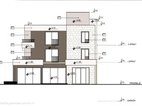Sale, one bedroom apartment, 45m², Radanovići, Kotor - image 3