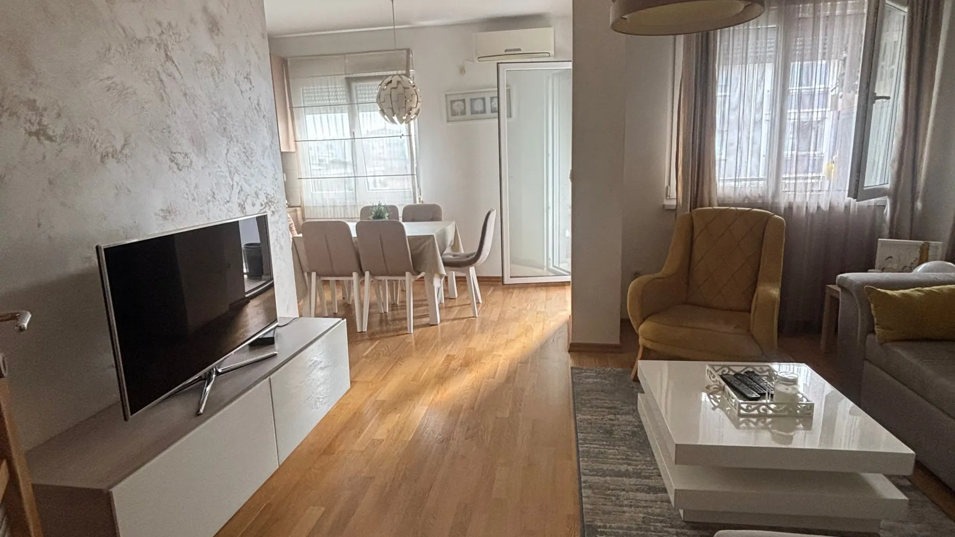 Rent, one bedroom apartment, 51m², Nova Dalmatinska, Podgorica