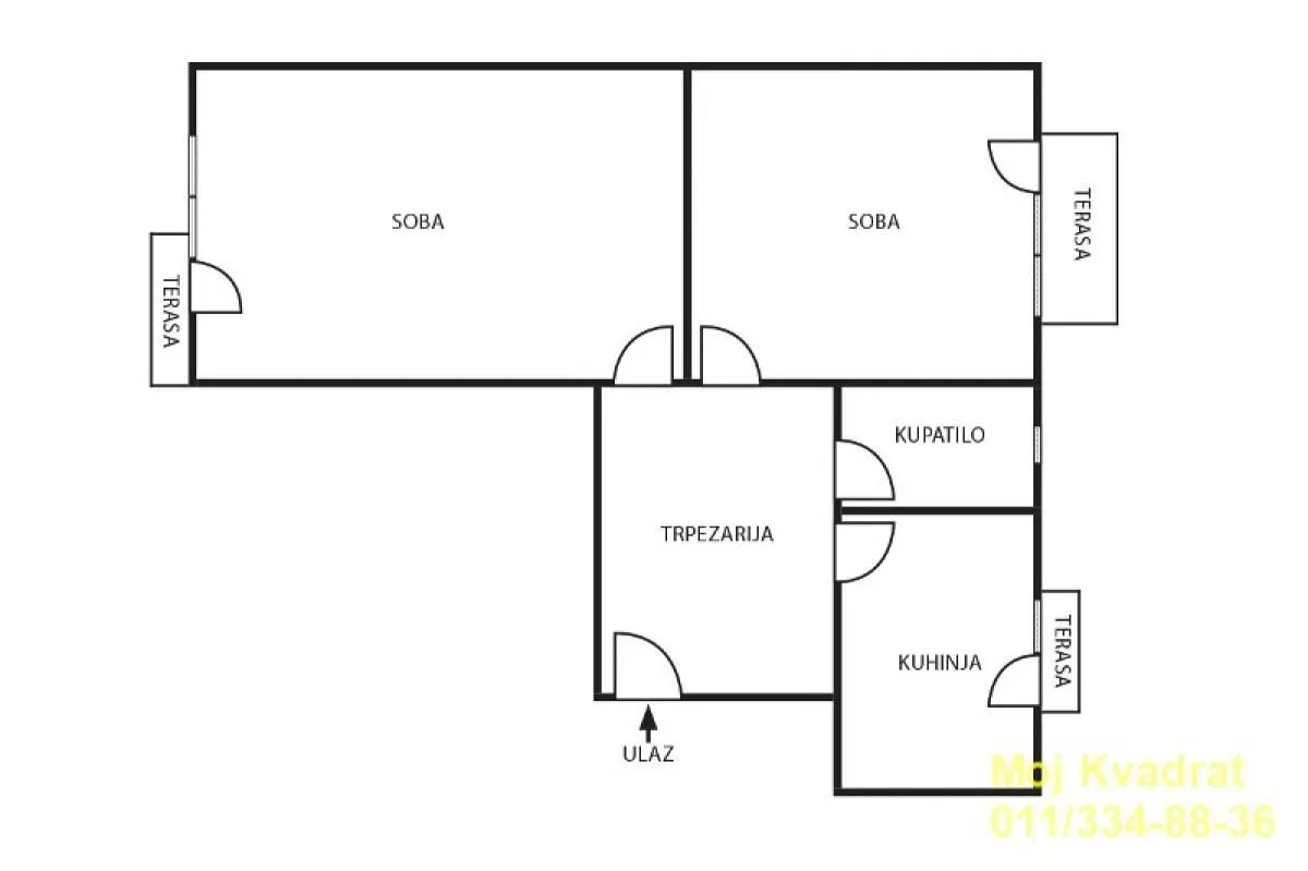 Prodaja, dvosoban stan, 74m², Kalenić Pijaca, Vračar Sve Podlokacije