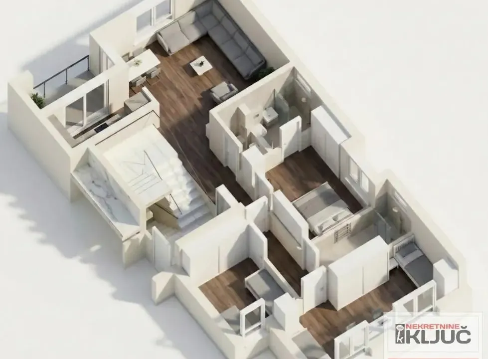 Sale, four bedroom apartment, 95m², Sremska Kamenica, Petrovaradin