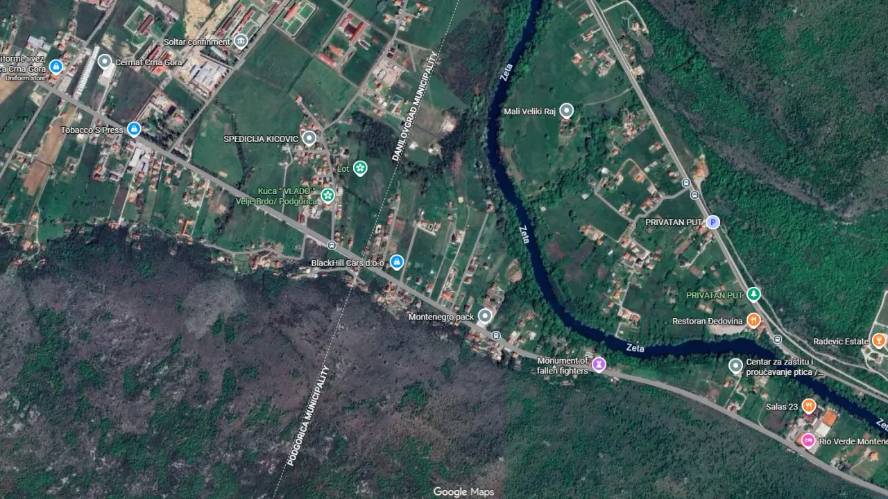 Sale, land lot, 4406m², Velje Brdo, Podgorica
