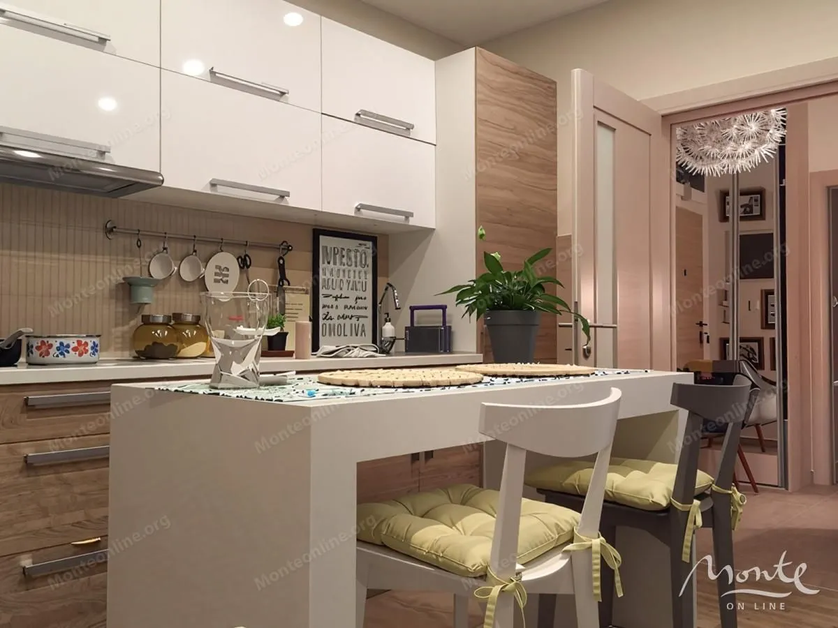 Prodaja, dvosoban stan, 47m², Nova Dalmatinska, Podgorica