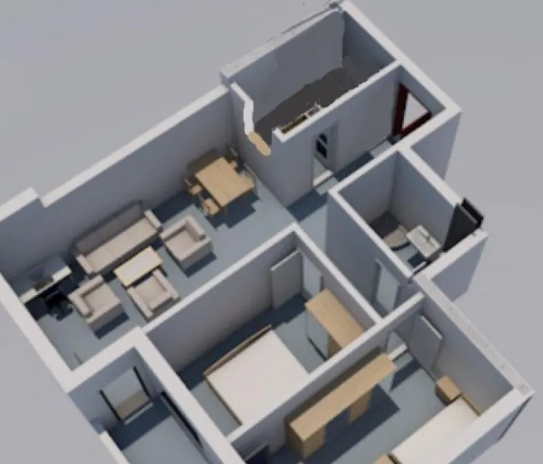 Rent, two bedroom apartment, 67m², Ljubović, Podgorica