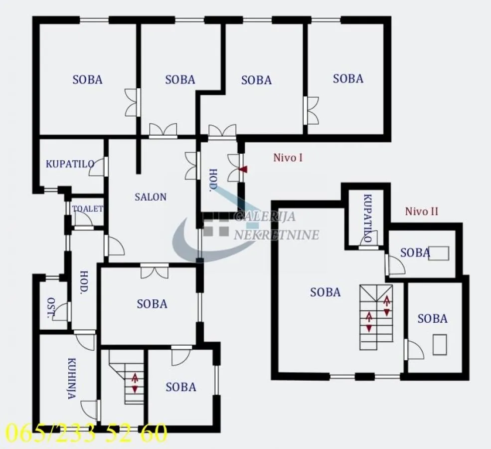 Sale, apartment, 239m², Stari Grad, Beograd