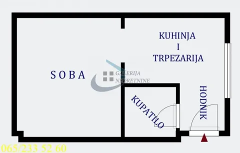 Prodaja, garsonjera, 23m², Čubura, Beograd - image 5