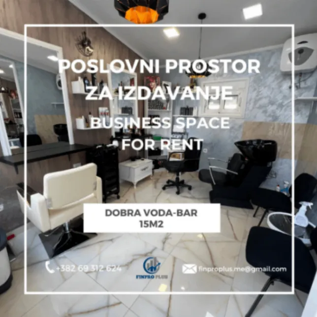 Rent, office space, 15m², Dobre Vode, Bar