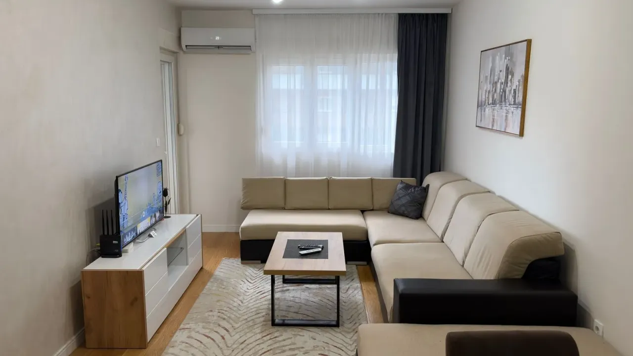 Rent, one bedroom apartment, 48m², Central Point, Podgorica