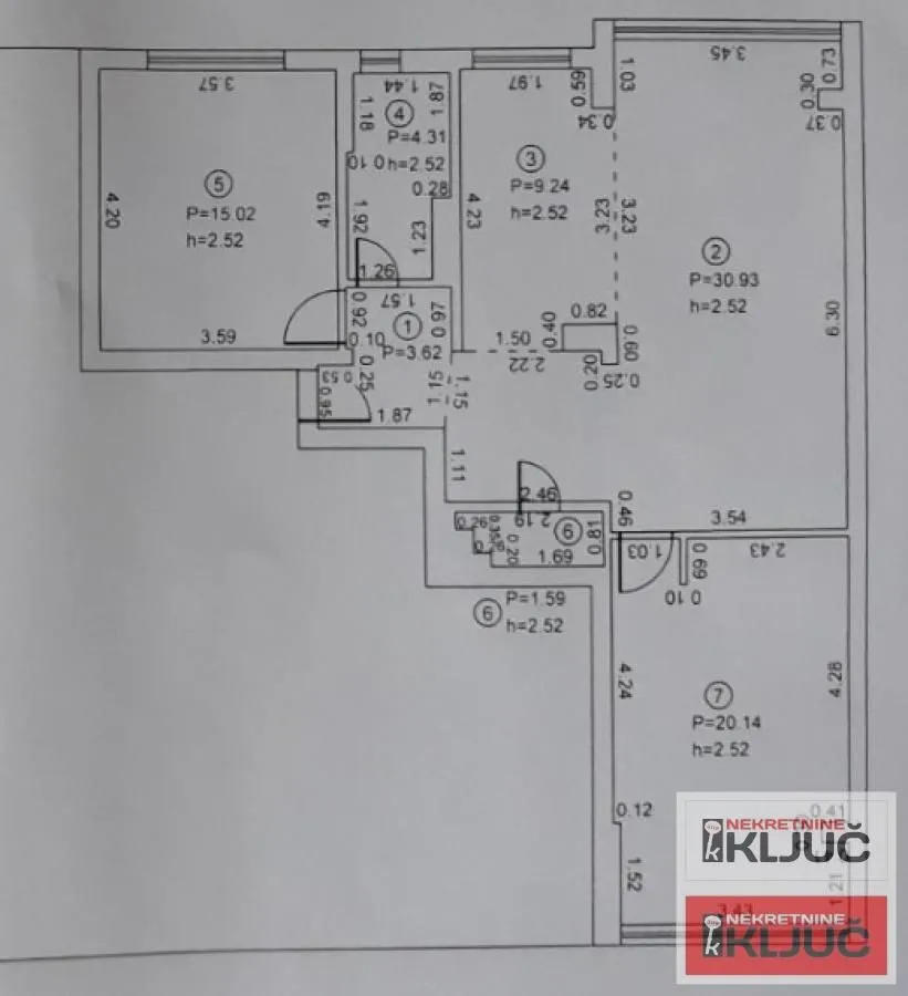 Prodaja, četvorosoban stan, 75m², Grbavica, Novi Sad Sve Podlokacije