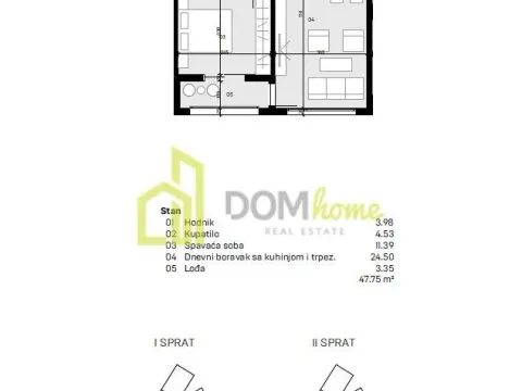 Prodaja, jednosoban stan, 48m², Donja Gorica, Podgorica - image 8