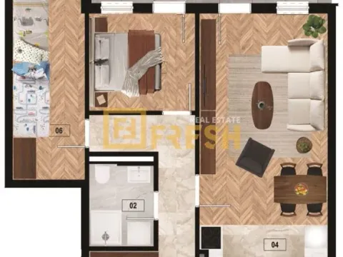 Prodaja, dvosoban stan, 61m², Zabjelo, Podgorica - image 7