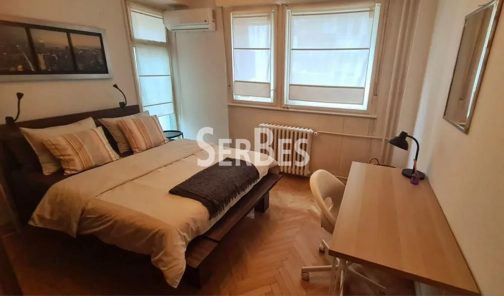 Rent, three bedroom apartment, 77m², Savski Venac, Beograd