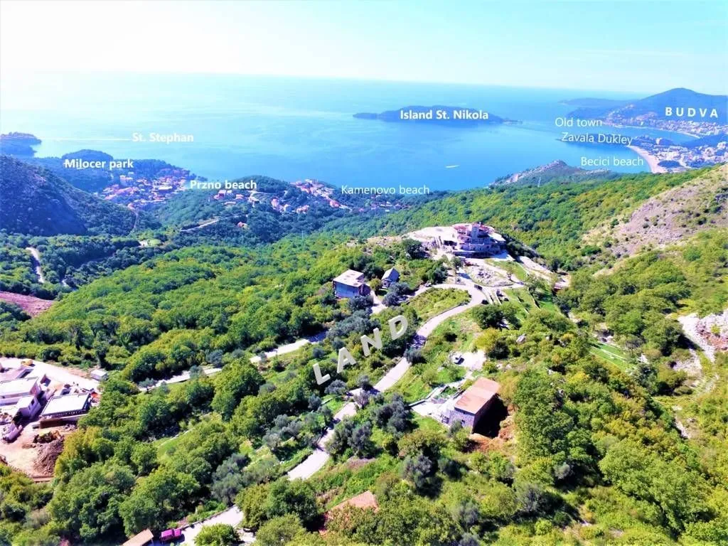 Prodaja, plac, 1021m², Kuljače, Budva