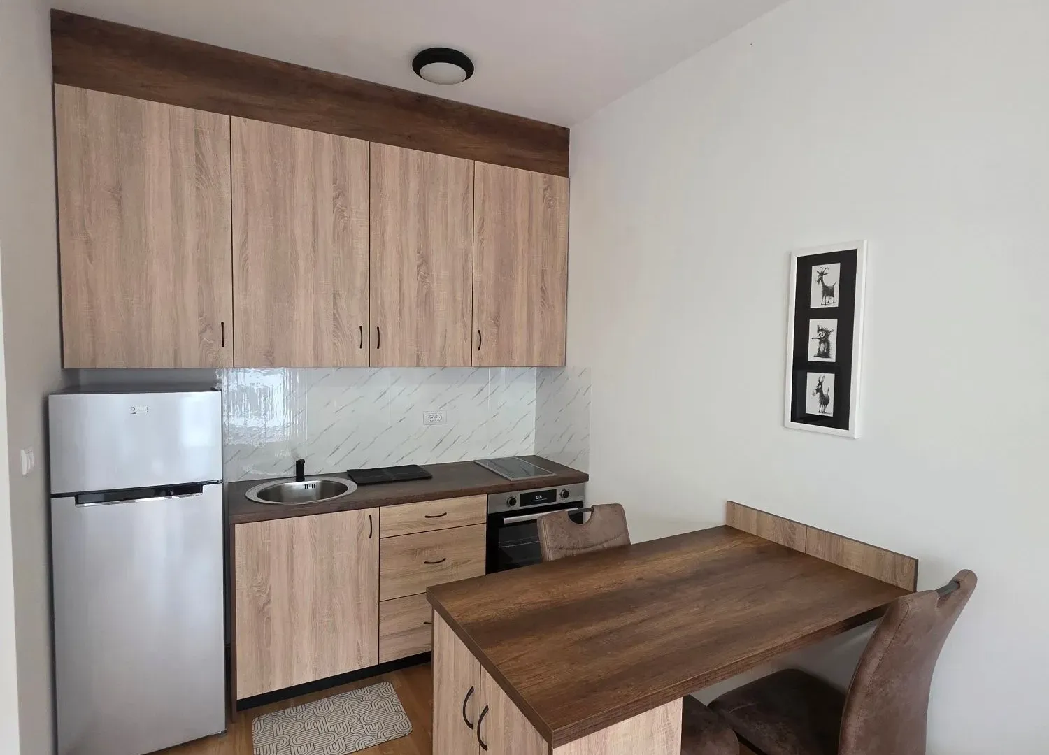 Rent, one bedroom apartment, 37m², Zabjelo, Podgorica
