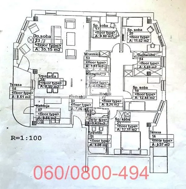 Sale, apartment, 154m², Lion, Zvezdara Sve Podlokacije