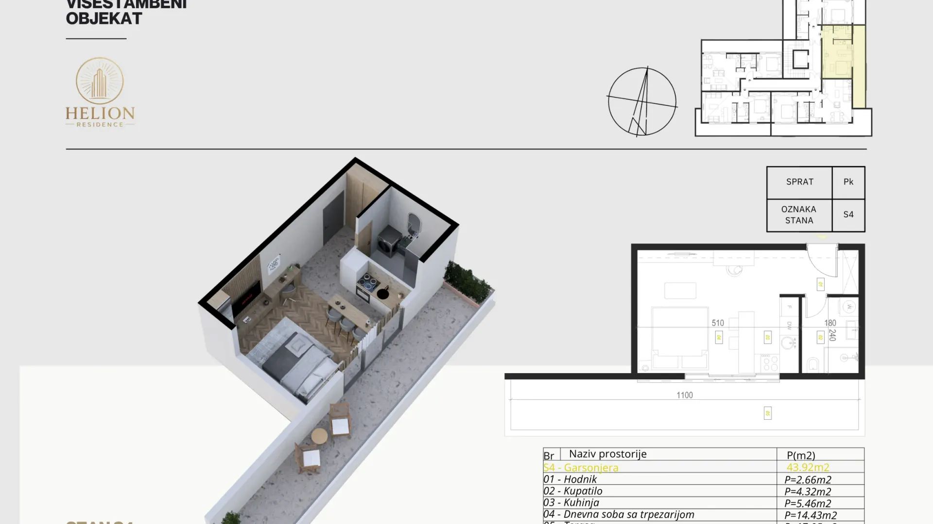 Prodaja, stan, 311m², Podkošljun, Budva