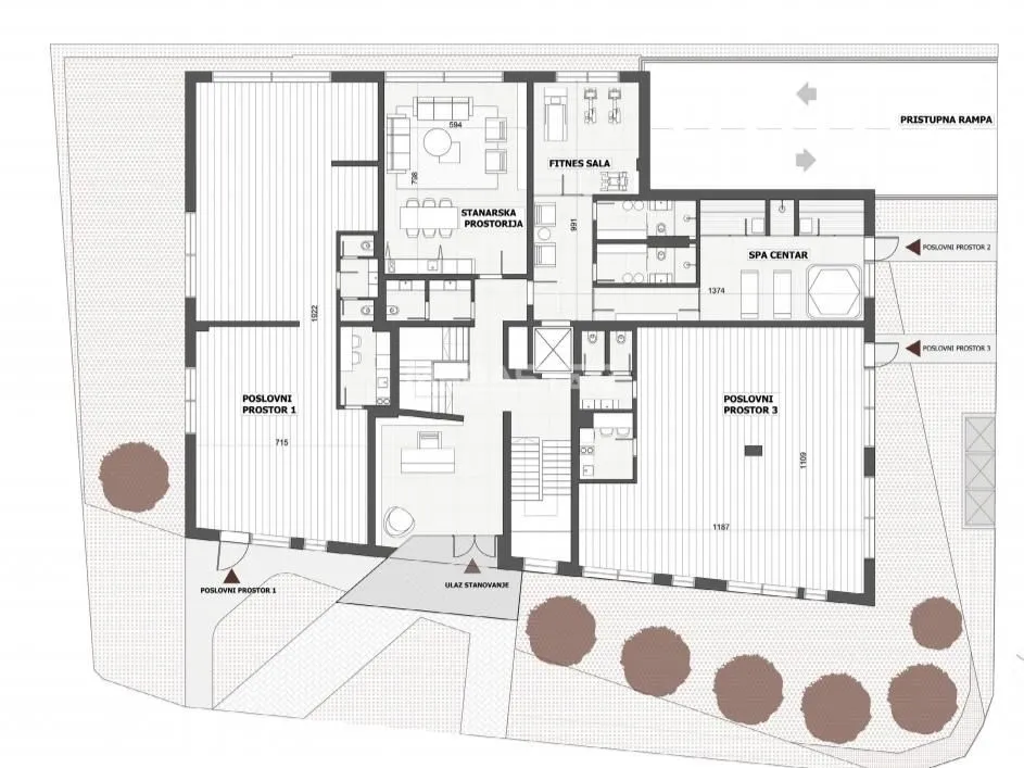 Prodaja, poslovni prostor, 89m², Savski Venac, Beograd