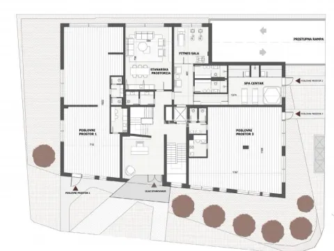 Prodaja, poslovni prostor, 89m², Savski Venac, Beograd